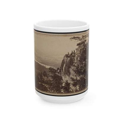 Three Unidentified Soldiers At Point Lookout, Tennessee (U.S. Civil War) White Coffee Mug-15oz-The Sticker Space