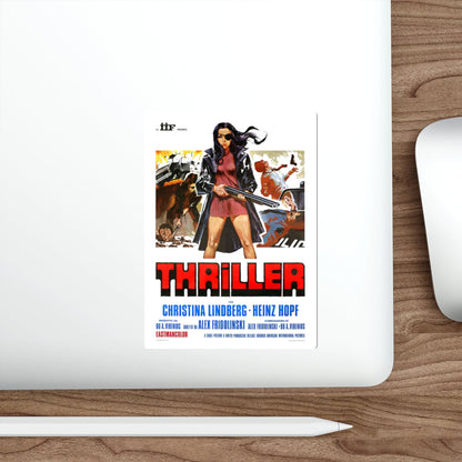 THRILLER A CRUEL PICTURE (ITALIAN) 1973 Movie Poster STICKER Vinyl Die-Cut Decal-The Sticker Space