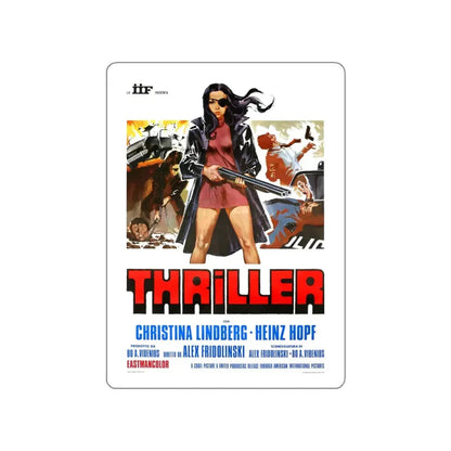 THRILLER A CRUEL PICTURE (ITALIAN) 1973 Movie Poster STICKER Vinyl Die-Cut Decal 4 Inch - The Sticker Space