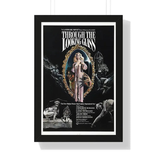 THROUGH THE LOOKING GLASS 1976 - Framed Movie Poster 16″ x 24″ Black - The Sticker Space