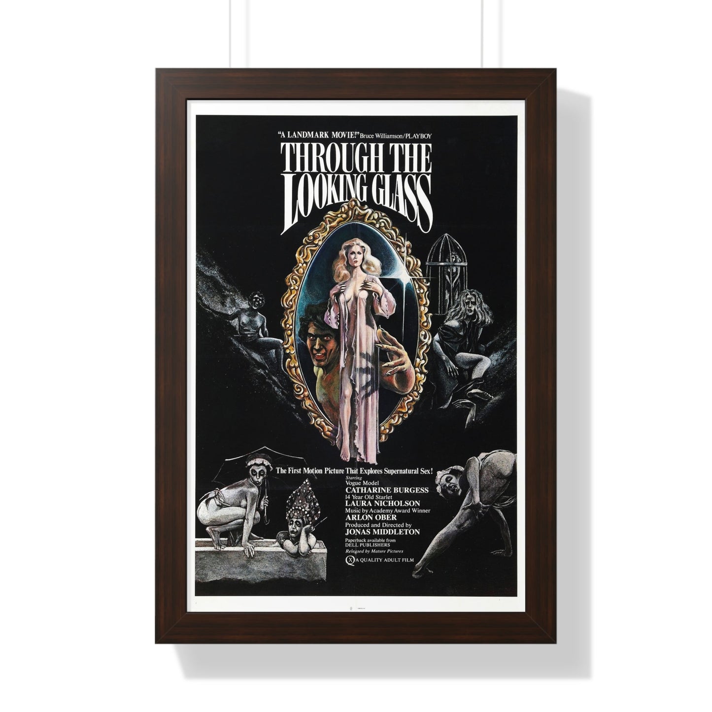 THROUGH THE LOOKING GLASS 1976 - Framed Movie Poster-16″ x 24″-The Sticker Space