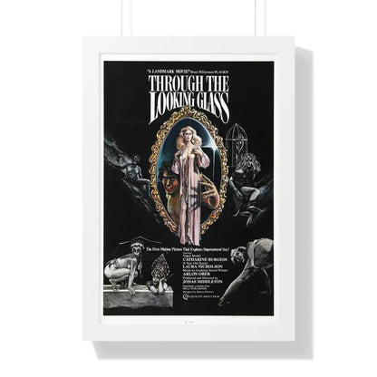 THROUGH THE LOOKING GLASS 1976 - Framed Movie Poster 16″ x 24″ White - The Sticker Space