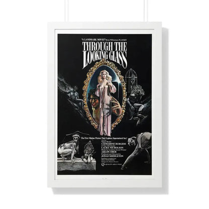 THROUGH THE LOOKING GLASS 1976 - Framed Movie Poster 20" x 30" White - The Sticker Space