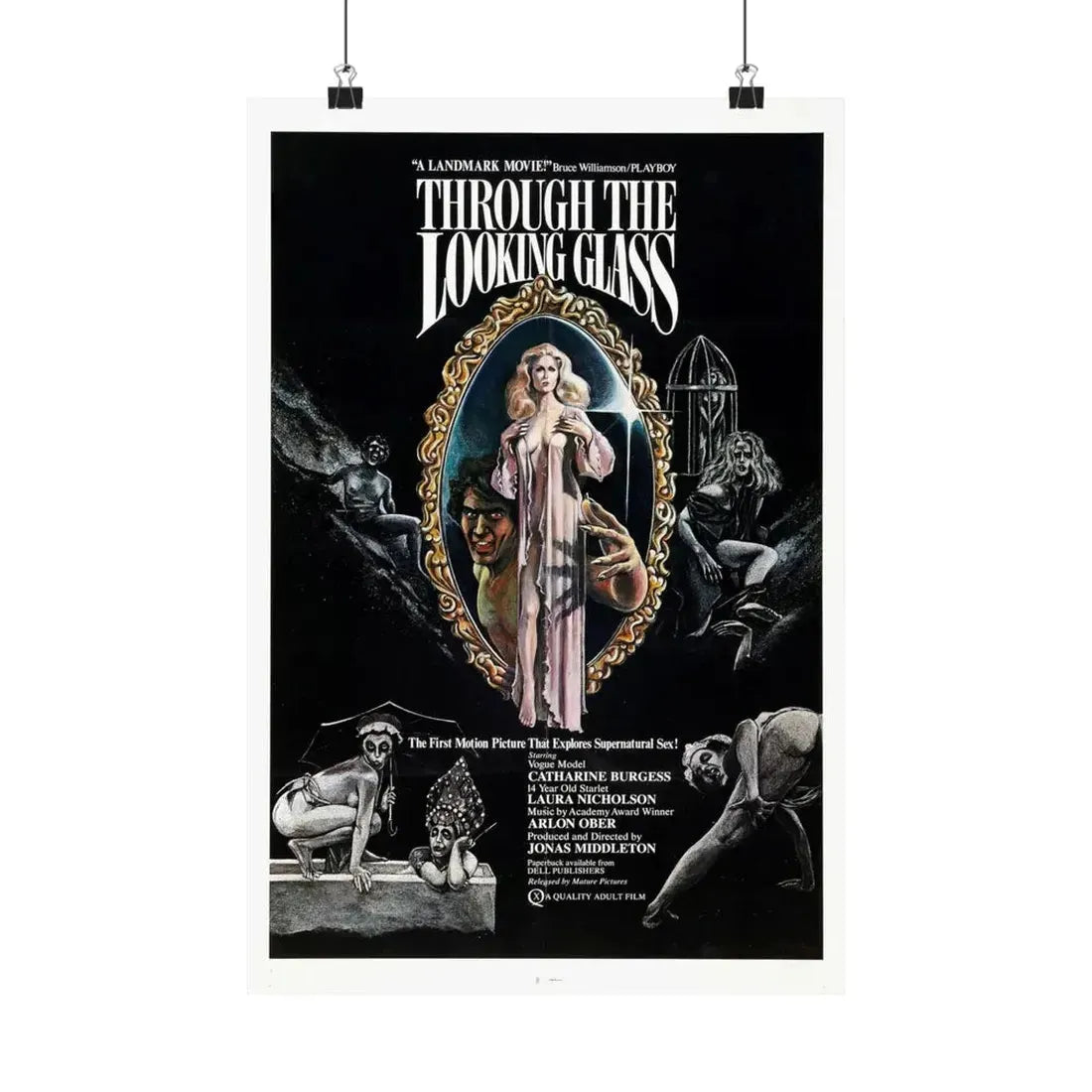 THROUGH THE LOOKING GLASS 1976 - Paper Movie Poster 12″ x 18″ Matte - The Sticker Space