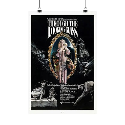 THROUGH THE LOOKING GLASS 1976 - Paper Movie Poster 12″ x 18″ Matte - The Sticker Space
