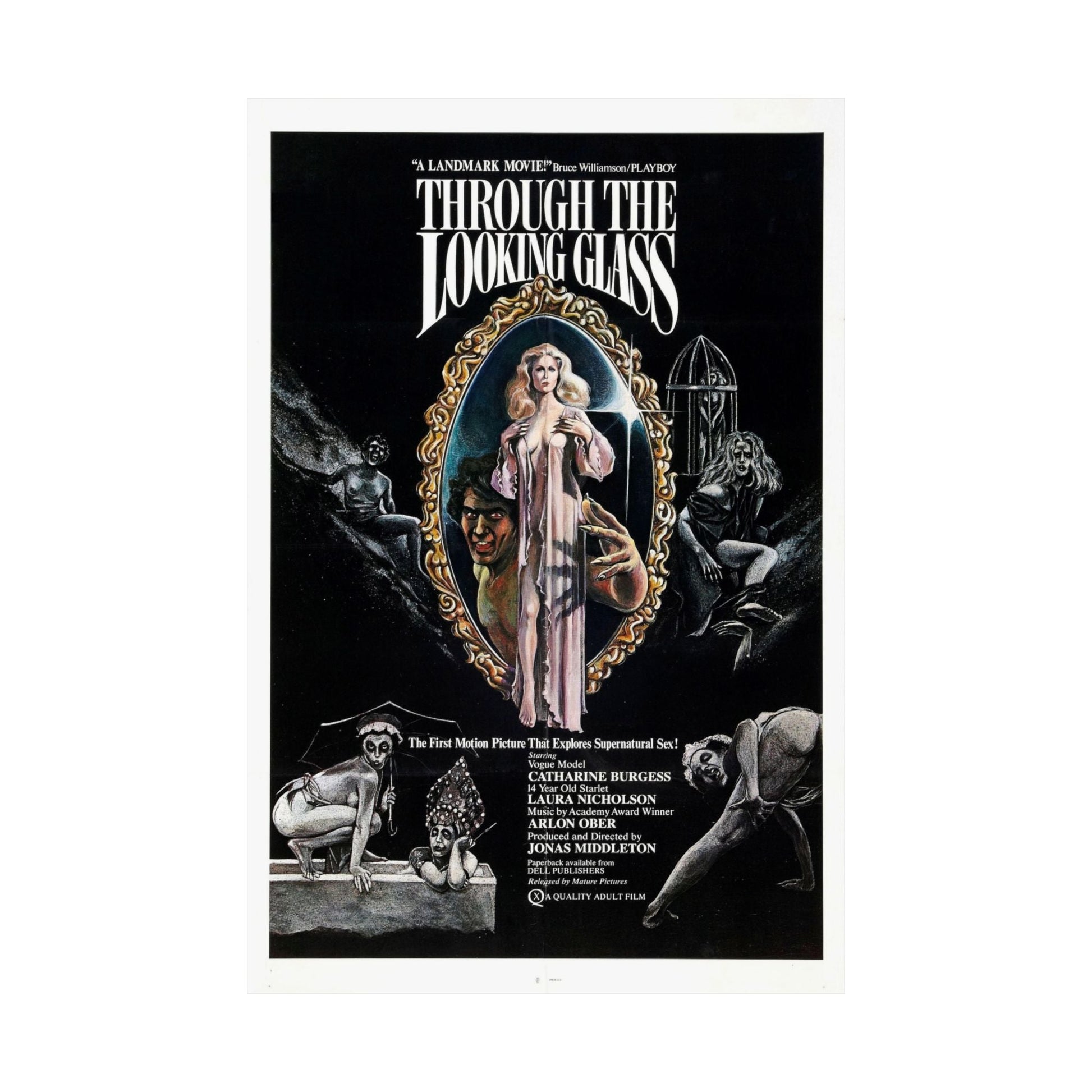 THROUGH THE LOOKING GLASS 1976 - Paper Movie Poster-The Sticker Space