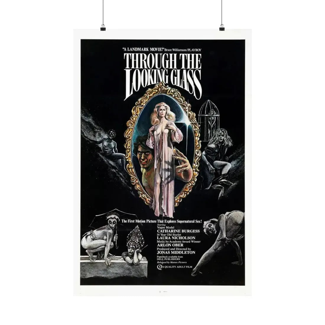 THROUGH THE LOOKING GLASS 1976 - Paper Movie Poster 24″ x 36″ Matte - The Sticker Space