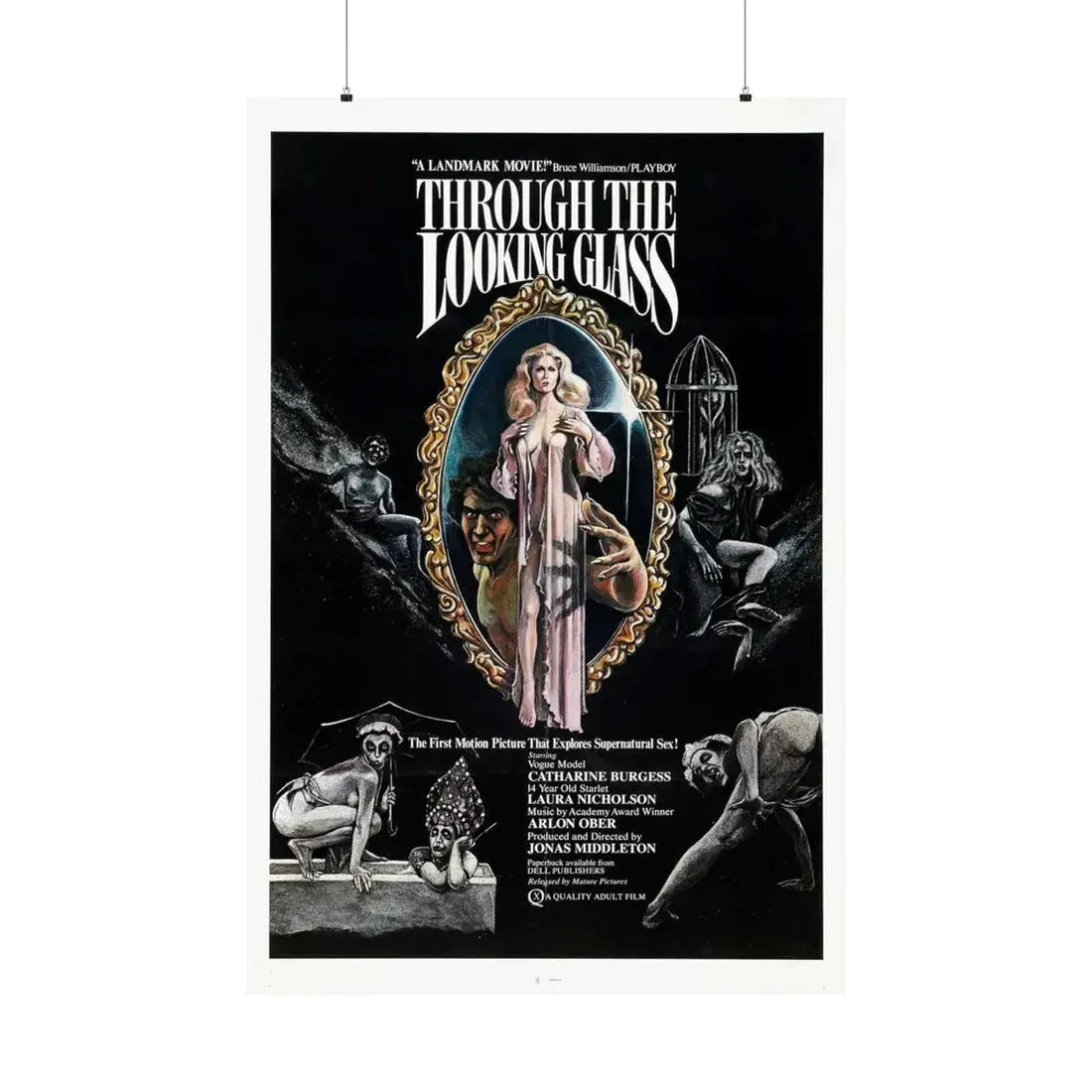 THROUGH THE LOOKING GLASS 1976 - Paper Movie Poster 36" x 54" Matte - The Sticker Space