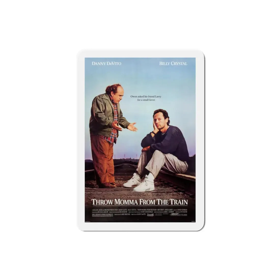 Throw Momma from the Train 1987 Movie Poster Refrigerator Magnet 2 Inch - The Sticker Space