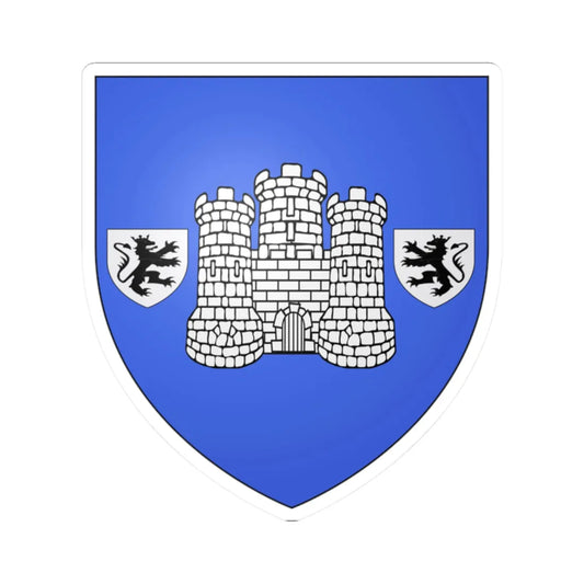 Thuin coat of arms (Belgium) (Coat of Arms) STICKER Vinyl Kiss-Cut Decal 2 Inch White - The Sticker Space