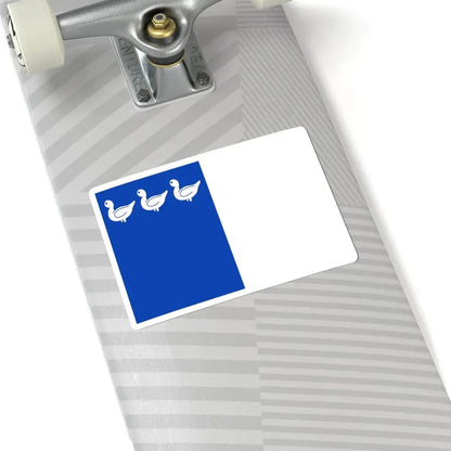 Thuin vlag (Belgium) STICKER Vinyl Kiss-Cut Decal - The Sticker Space