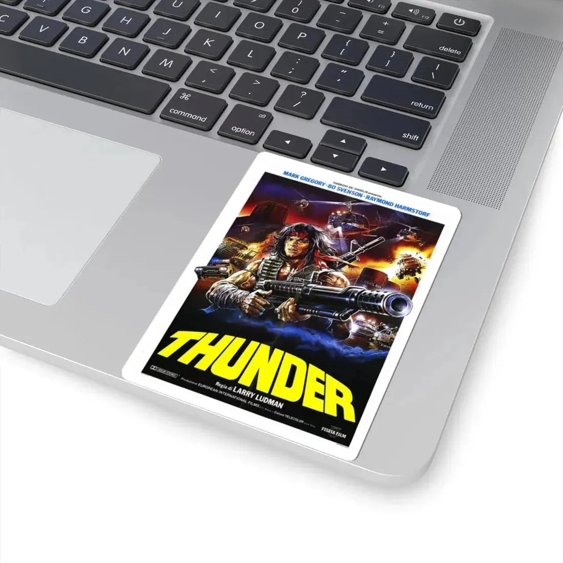 THUNDER 1983 Movie Poster - STICKER Vinyl Kiss-Cut Decal - The Sticker Space
