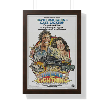 THUNDER AND LIGHTNING 1977 - Framed Movie Poster-16″ x 24″-The Sticker Space