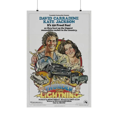 THUNDER AND LIGHTNING 1977 - Paper Movie Poster 24″ x 36″ Matte - The Sticker Space