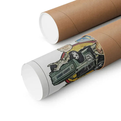 THUNDER AND LIGHTNING 1977 - Paper Movie Poster - The Sticker Space