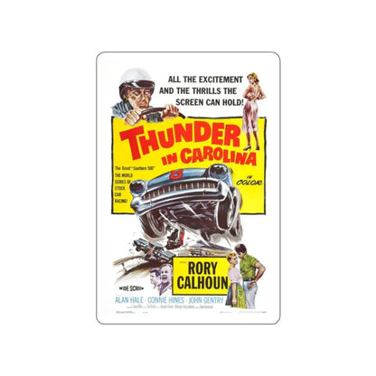 THUNDER IN CAROLINA 1960 Movie Poster STICKER Vinyl Die-Cut Decal 2 Inch - The Sticker Space
