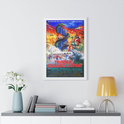 THUNDER OF GIGANTIC SERPENT 1988 - Framed Movie Poster-The Sticker Space