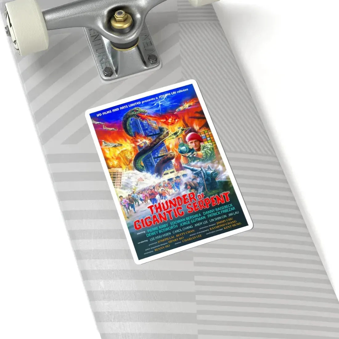 THUNDER OF GIGANTIC SERPENT 1988 Movie Poster - STICKER Vinyl Kiss-Cut Decal - The Sticker Space