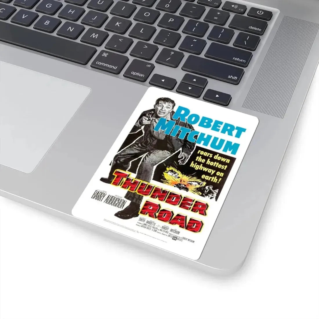 Thunder Road 1958 Movie Poster - STICKER Vinyl Kiss-Cut Decal - The Sticker Space