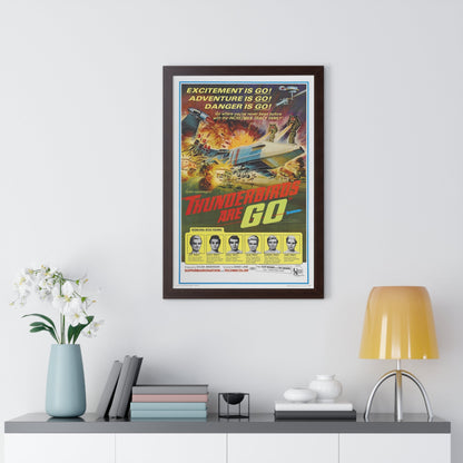 THUNDERBIRDS ARE GO 1966 - Framed Movie Poster-The Sticker Space