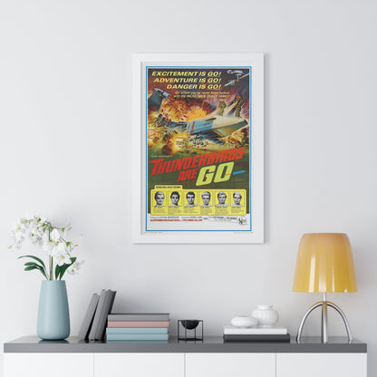 THUNDERBIRDS ARE GO 1966 - Framed Movie Poster-The Sticker Space