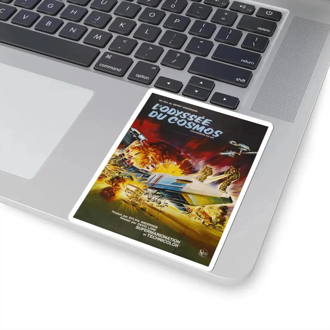 THUNDERBIRDS ARE GO (FRENCH) 1966 Movie Poster - STICKER Vinyl Kiss-Cut Decal - The Sticker Space