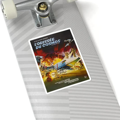 THUNDERBIRDS ARE GO (FRENCH) 1966 Movie Poster - STICKER Vinyl Kiss-Cut Decal - The Sticker Space