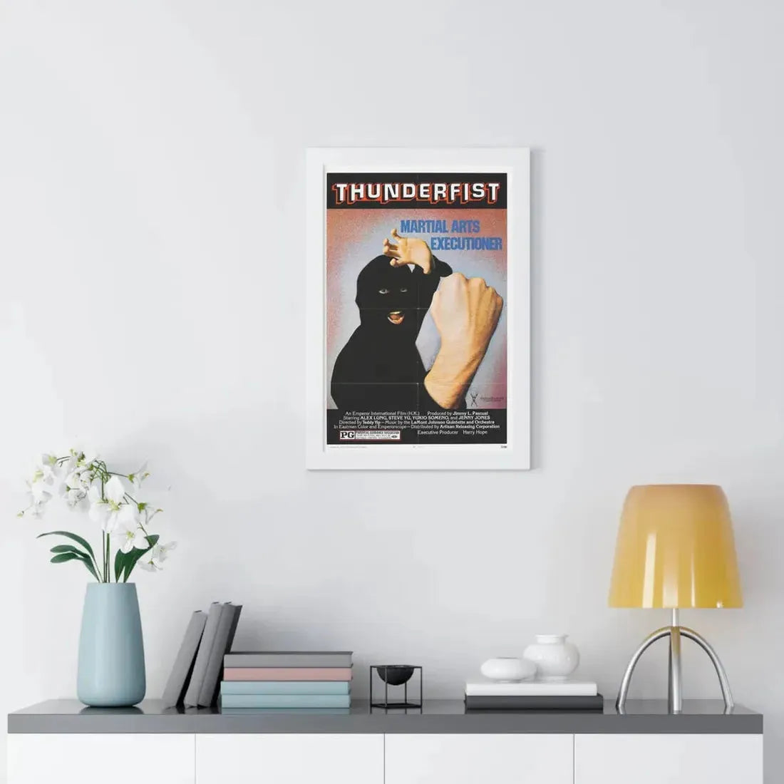 THUNDERFIST 1973 - Framed Movie Poster - The Sticker Space