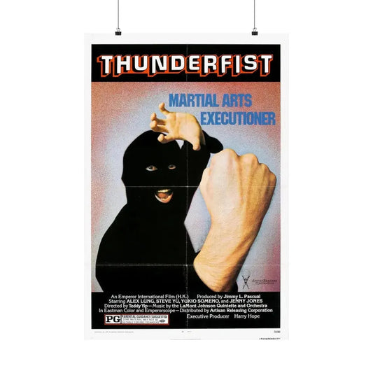 THUNDERFIST 1973 - Paper Movie Poster 24″ x 36″ Matte - The Sticker Space
