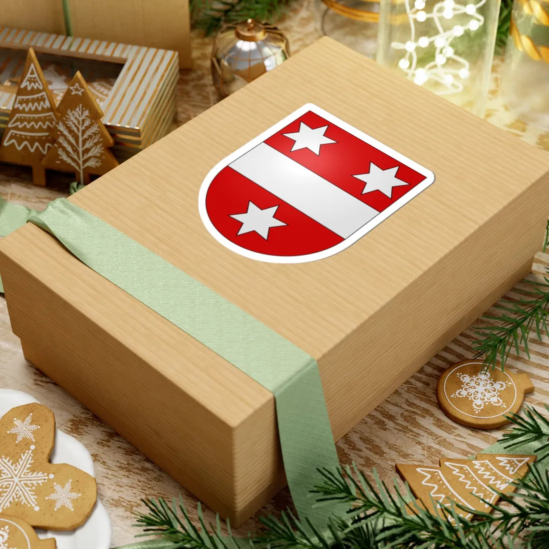 Thundorf-coat of arms (Switzerland) (Coat of Arms) STICKER Vinyl Kiss-Cut Decal - The Sticker Space