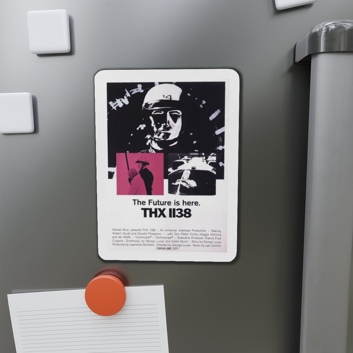 THX-1138 1971 Movie Poster - Refrigerator Magnet