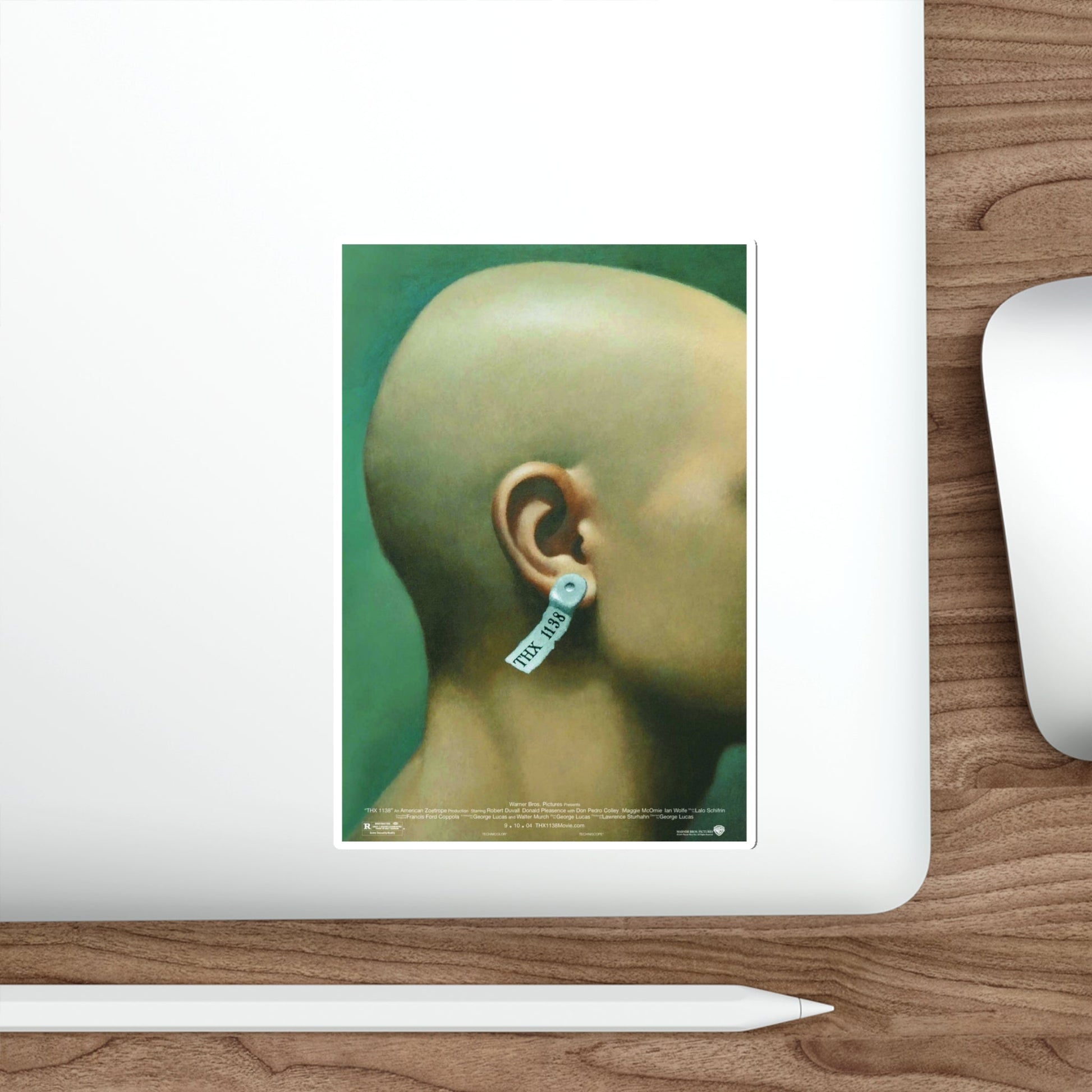 THX 1138 1971 Movie Poster STICKER Vinyl Die-Cut Decal-The Sticker Space