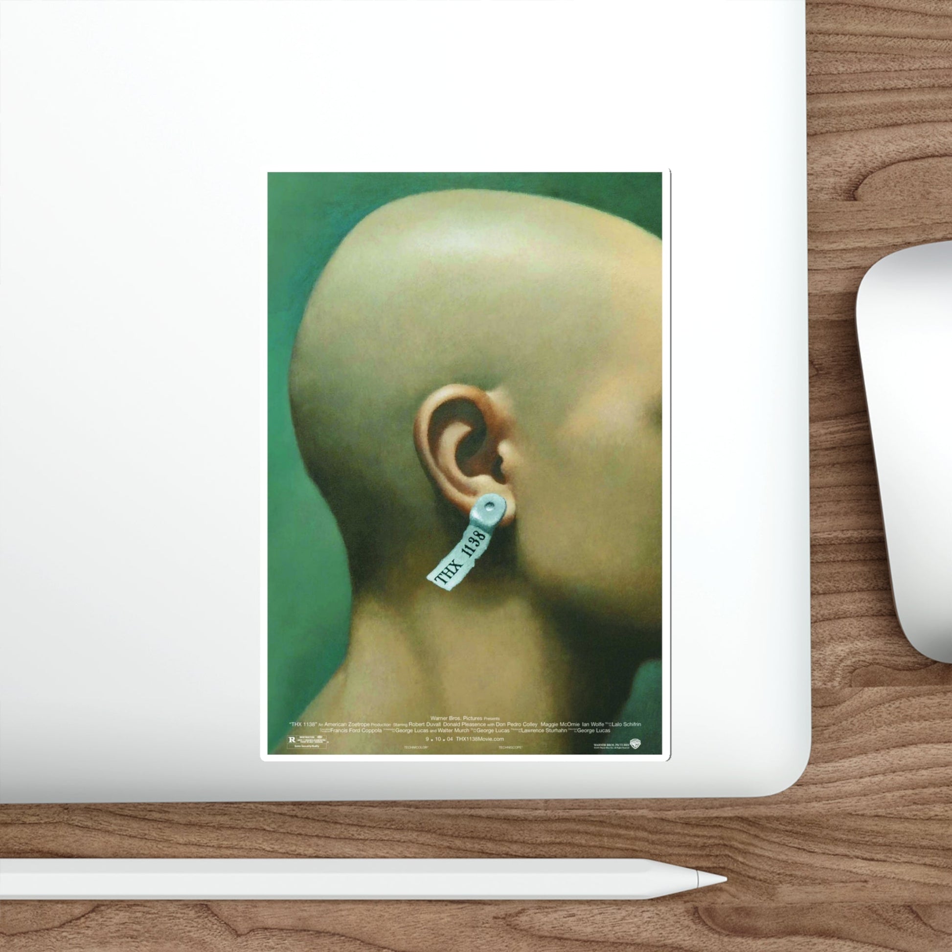 THX 1138 1971 Movie Poster STICKER Vinyl Die-Cut Decal-The Sticker Space