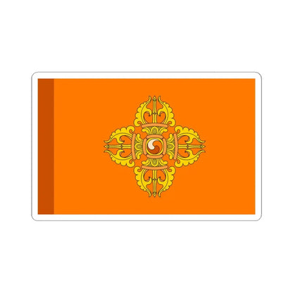 Tibetan Army flag 1 (China) STICKER Vinyl Kiss-Cut Decal 3 Inch White - The Sticker Space