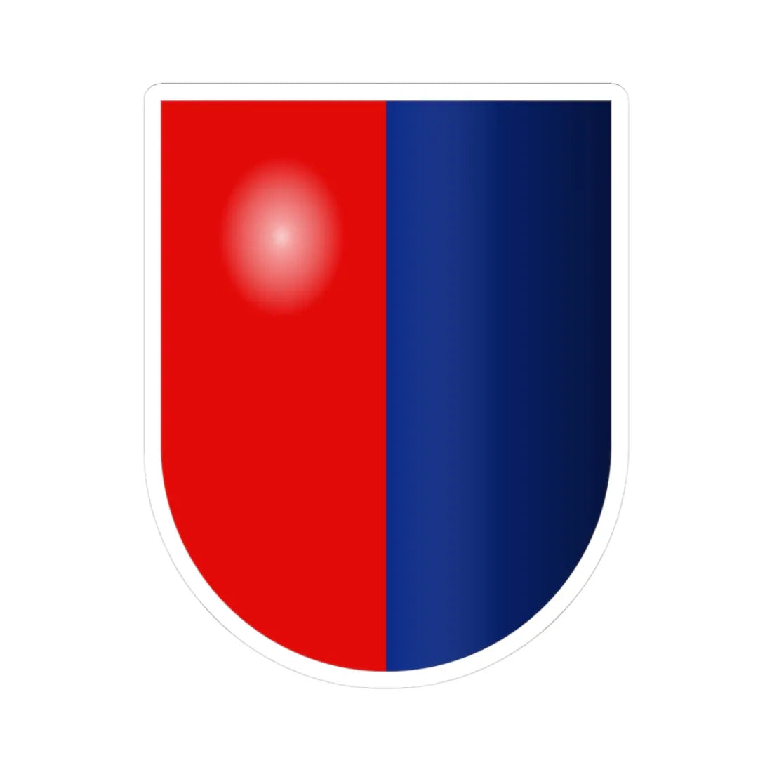 Ticino-coat of arms 3d (Switzerland) (Coat of Arms) STICKER Vinyl Kiss-Cut Decal 3 Inch White - The Sticker Space