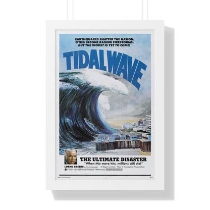 TIDAL WAVE (JAPAN SINKS) 1973 - Framed Movie Poster-16″ x 24″-The Sticker Space