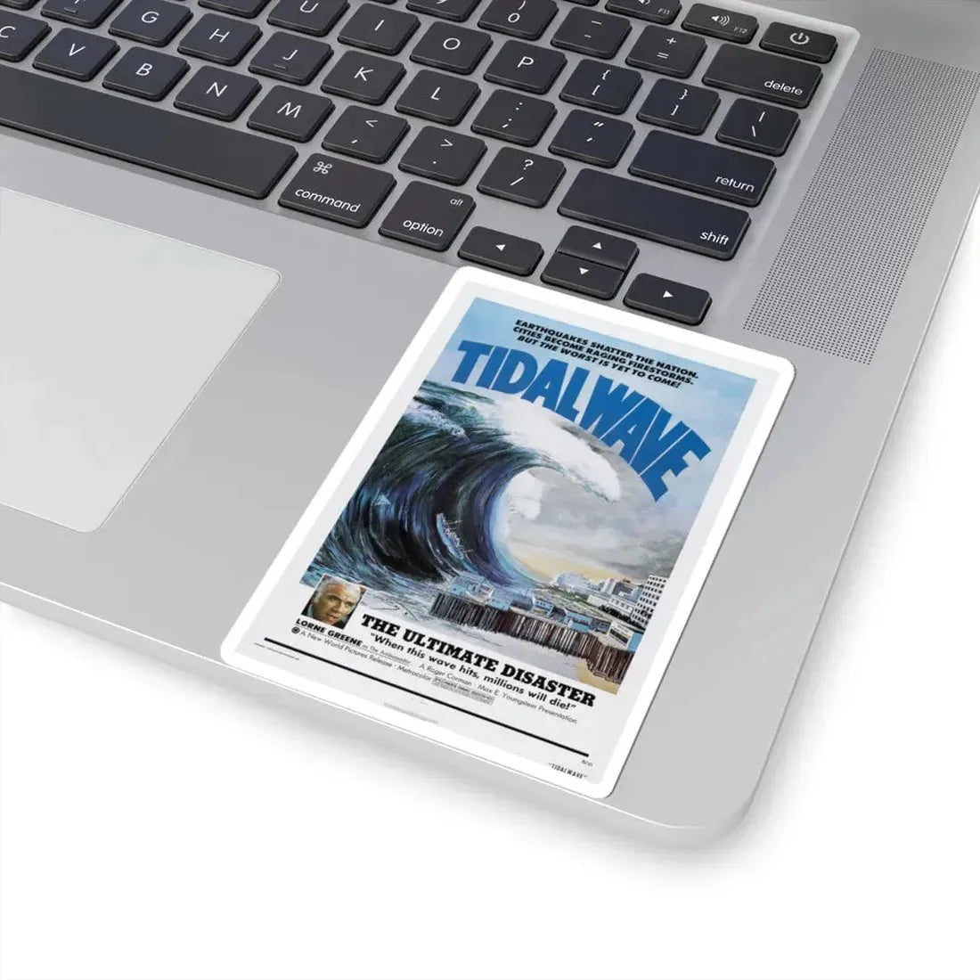 TIDAL WAVE (JAPAN SINKS) 1973 Movie Poster - STICKER Vinyl Kiss-Cut Decal - The Sticker Space