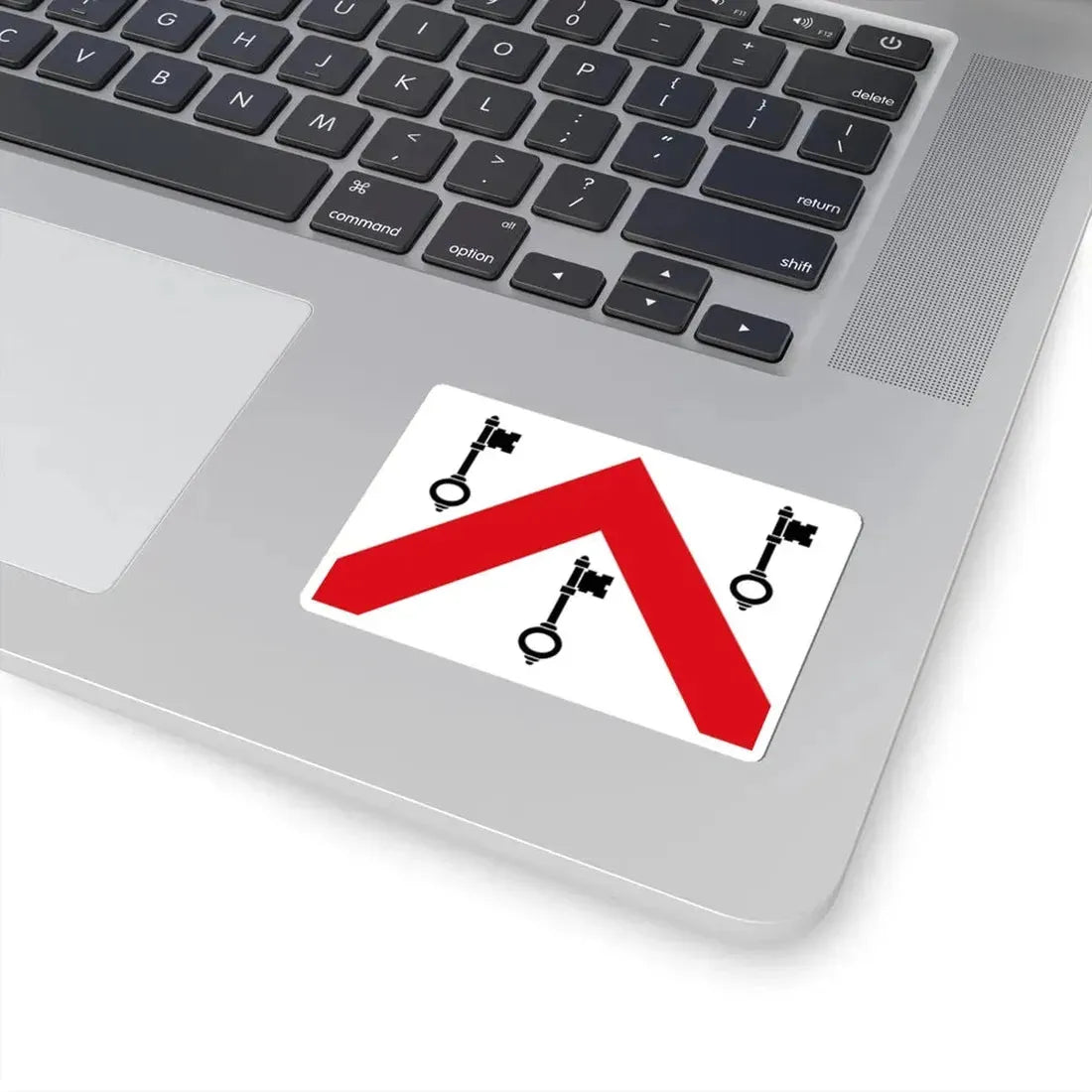 Tielt vlag (Belgium) STICKER Vinyl Kiss-Cut Decal - The Sticker Space