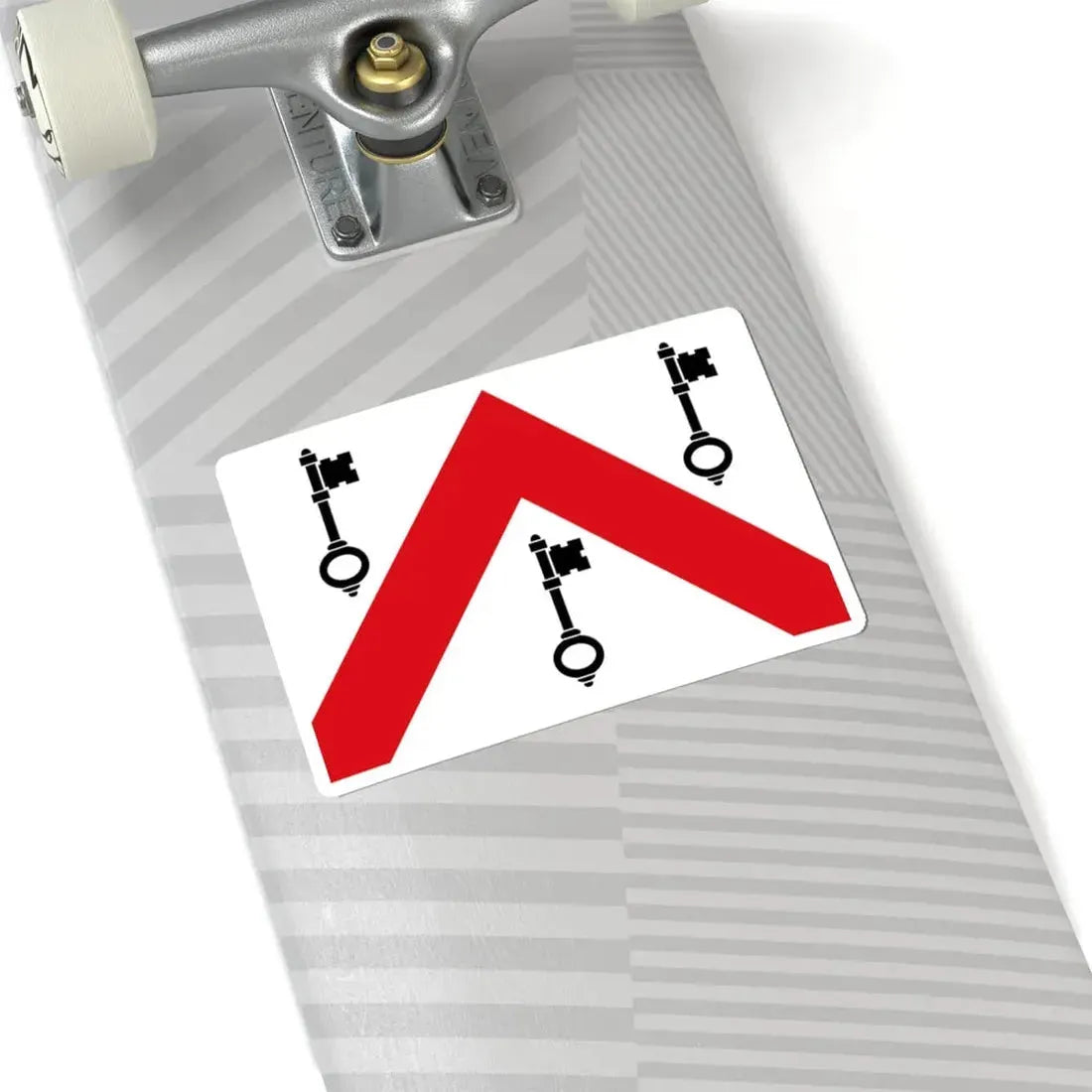 Tielt vlag (Belgium) STICKER Vinyl Kiss-Cut Decal - The Sticker Space