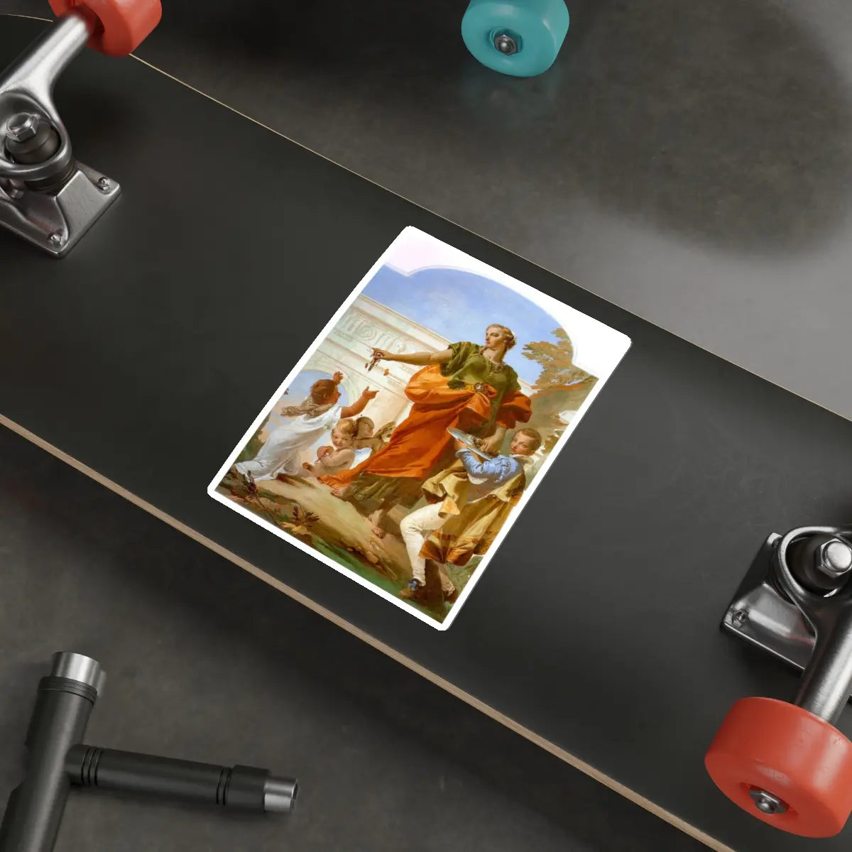 SKU:18987141565732335369 Sticker types:White Shape:Die-Cut Sizes:6" × 6"