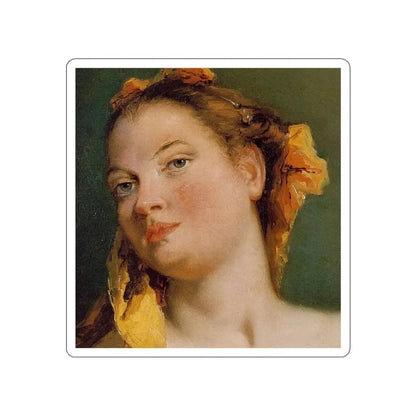 TIEPOLO, Giovanni Battista - mandolin-detail (Artwork) STICKER Vinyl Die-Cut Decal White Die-Cut 6 Inch - The Sticker Space