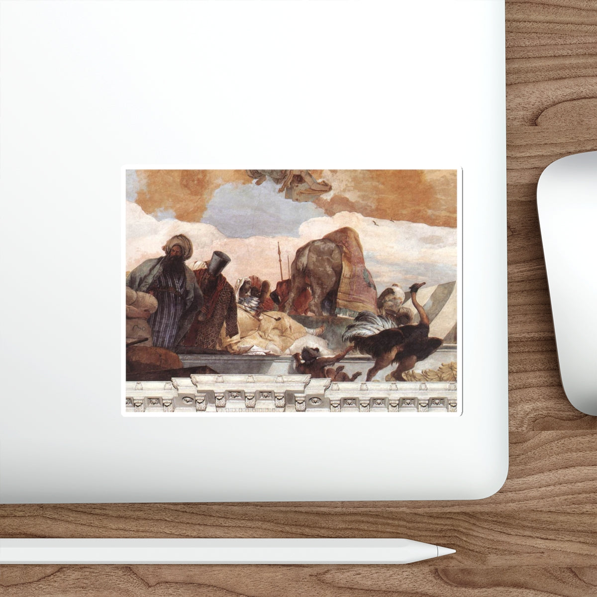 TIEPOLO, Giovanni Battista - Wurzburg Apollo and the Continents d 4 (Artwork) STICKER Vinyl Die-Cut Decal-The Sticker Space