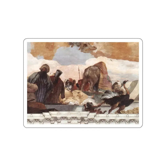 TIEPOLO, Giovanni Battista - Wurzburg Apollo and the Continents d 4 (Artwork) STICKER Vinyl Die-Cut Decal White Die-Cut 2 Inch - The Sticker Space