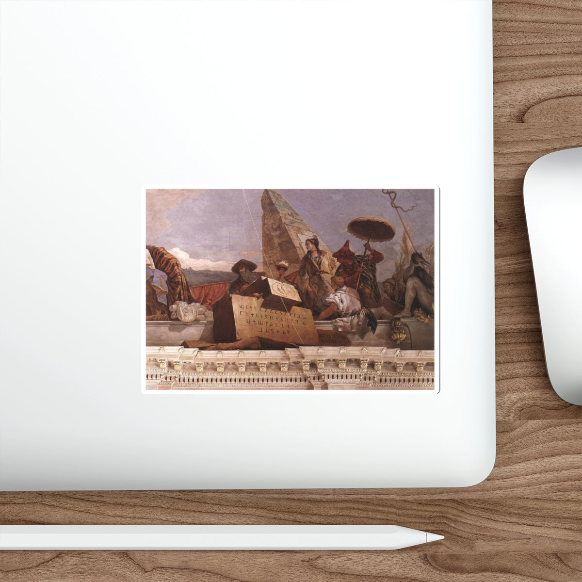 TIEPOLO, Giovanni Battista - Wurzburg Apollo and the Continents d 6 (Artwork) STICKER Vinyl Die-Cut Decal-The Sticker Space