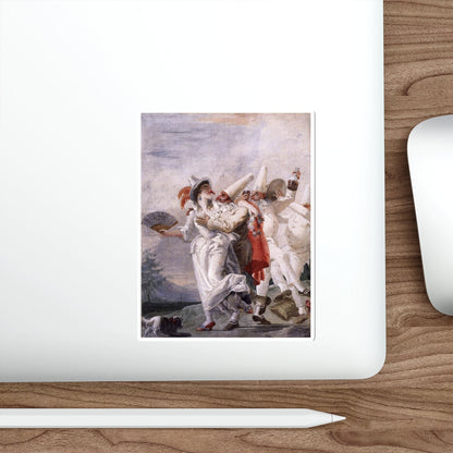 TIEPOLO, Giovanni Domenico - Pulcinella in Love (Artwork) STICKER Vinyl Die-Cut Decal-The Sticker Space