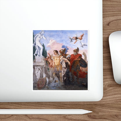 TIEPOLO, Giovanni Domenico - Rinaldo Leaving the Garden of Armida (Artwork) STICKER Vinyl Die-Cut Decal-The Sticker Space