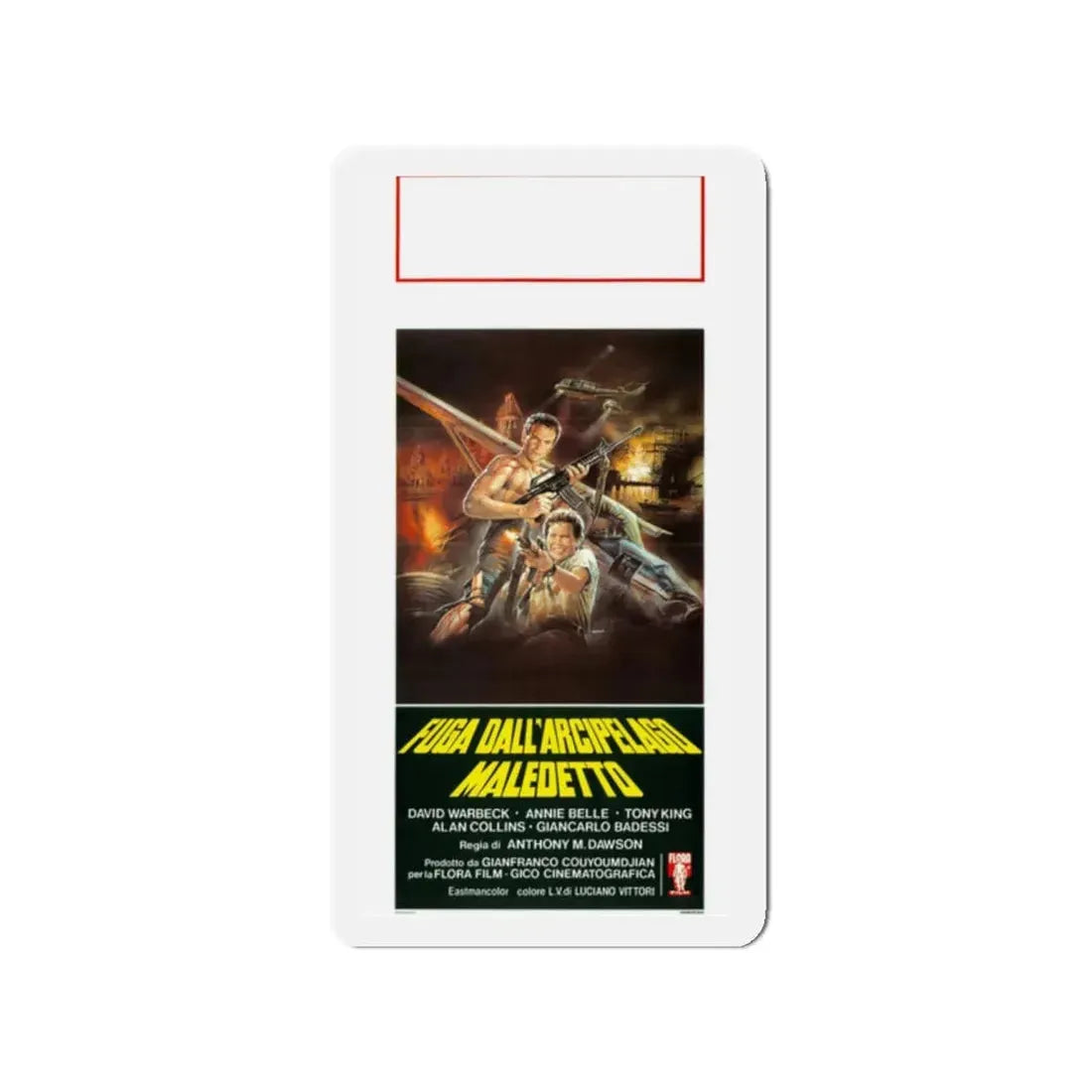 TIGER JOE 1982 Movie Poster - Refrigerator Magnet 2 Inch - The Sticker Space