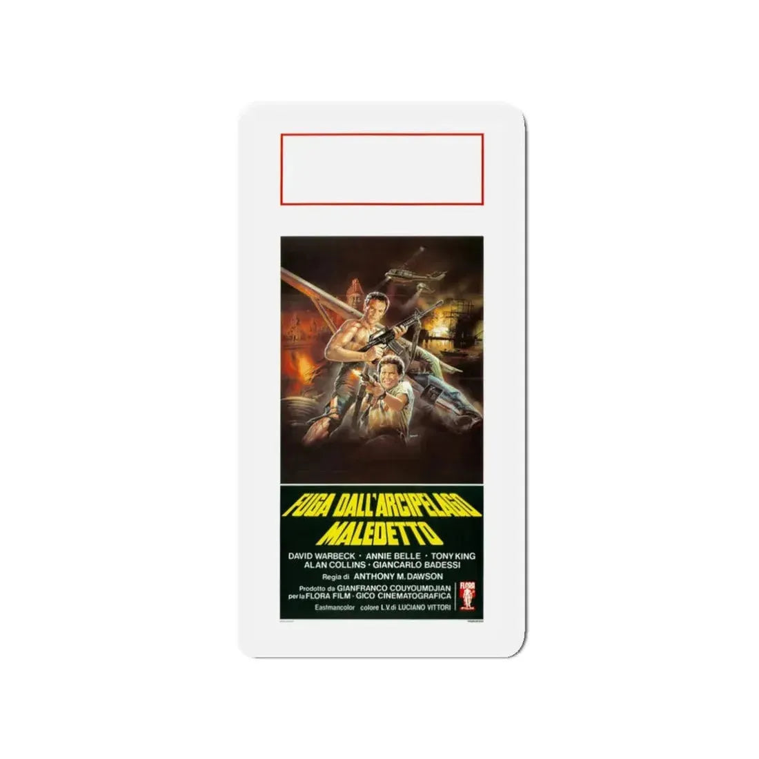 TIGER JOE 1982 Movie Poster - Refrigerator Magnet 3 Inch - The Sticker Space