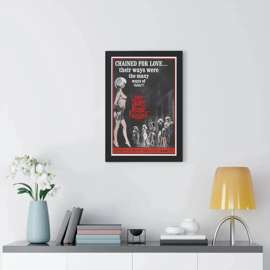 TIGHT SKIRTS, LOOSE PLEASURES 1966 - Framed Movie Poster - The Sticker Space