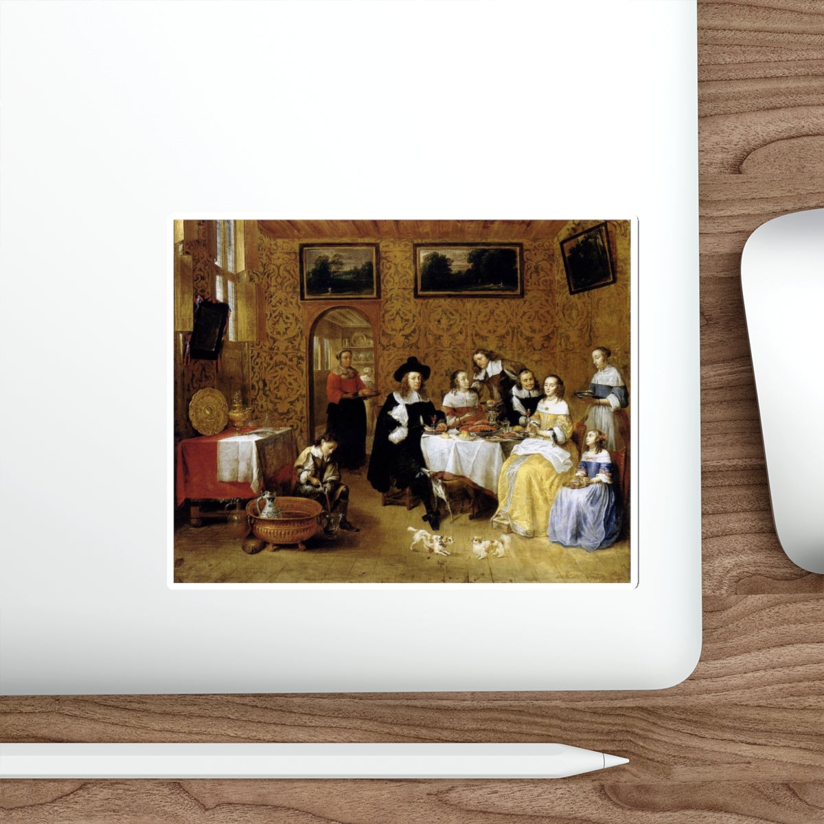 TILBORGH, Gillis van - Family Portrait (Artwork) STICKER Vinyl Die-Cut Decal-The Sticker Space